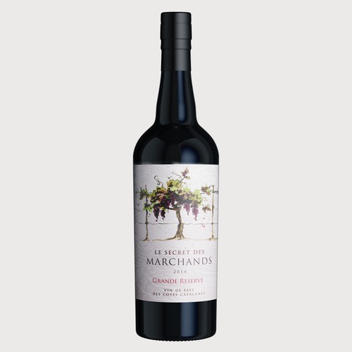 wine label design