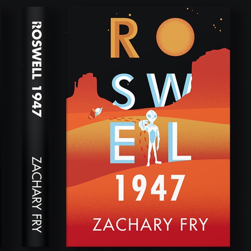 Roswell 1947 Sci Fi Book Cover