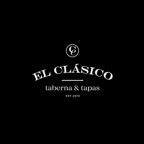 Minimalist logo concept for EL CLÁSICO Contest