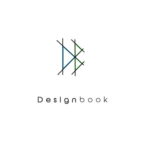 Sleek logo for DesignBook