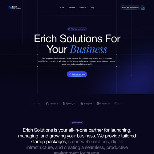 Erich Solution - Agency Website