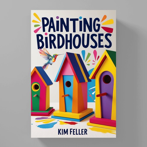 Painting birdhouses
