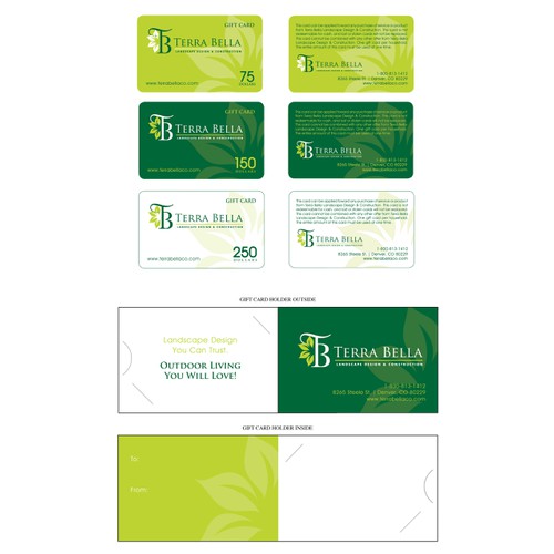 Gift Cards for Terra Bella Landscape