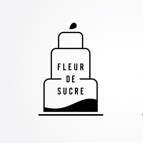 Sophisticated & modern logo concept for high-end custom cake designer