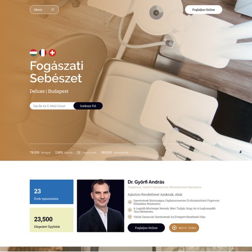 Dental Clinic Landing Page