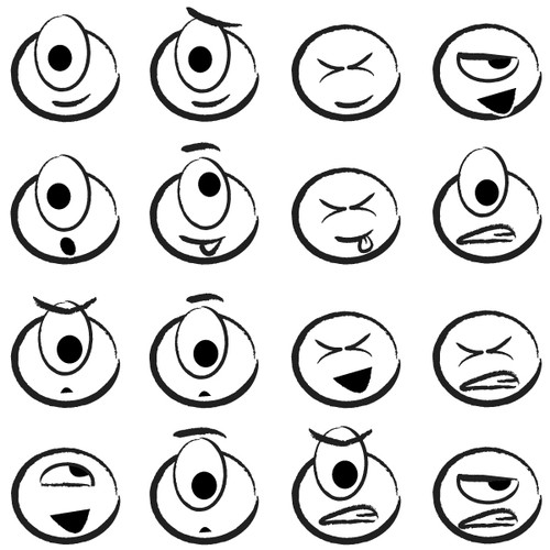 One Eyed Emoji designs