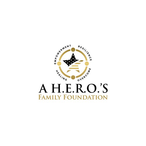 A H.E.R.O.s Family Foundation logo design