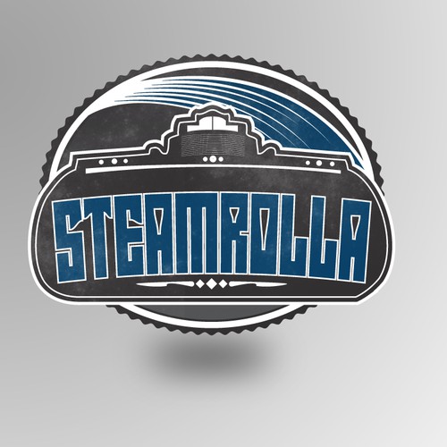 Retro Emblem/Badge Logo for STEAMROLLA