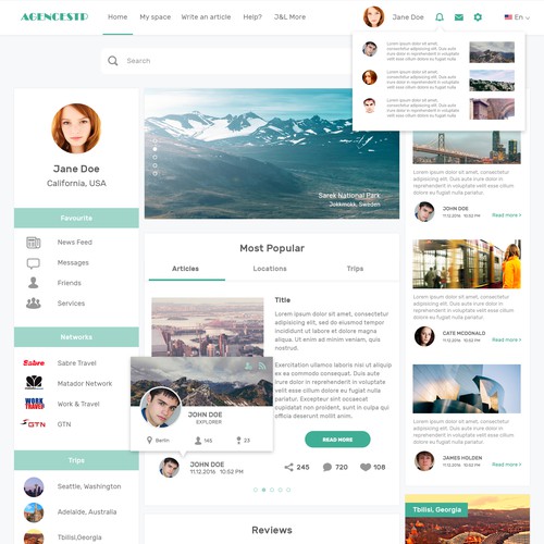 Social Network for Travelers