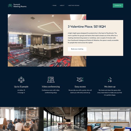 Summit Rooms UK | Squarespace Website Design & Build