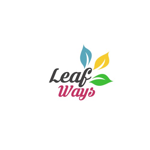 Colorful logo for leaf ways