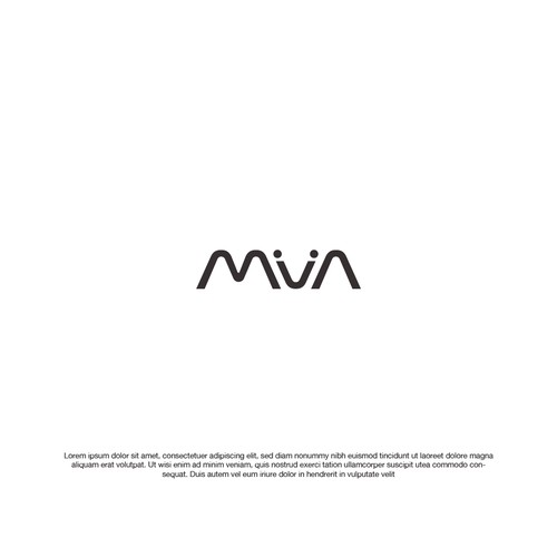 typographic logo moda