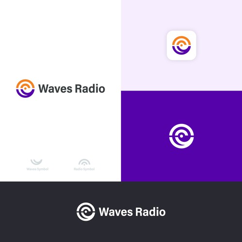 wave radio logo mark