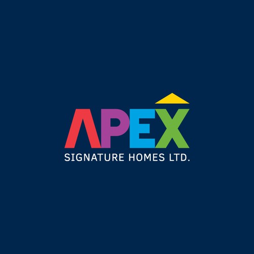 Colorful Logo Concept for Apex Signature Homes Ltd.