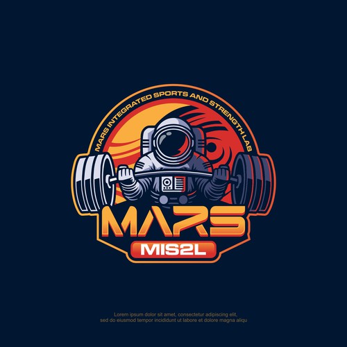 Mascot Logo Character of an Astronaut GYM