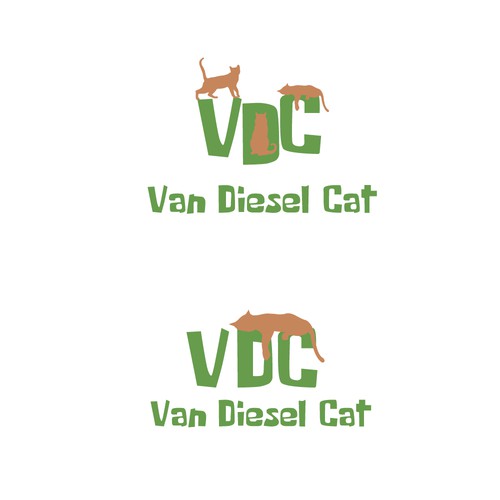 Logo for a cat