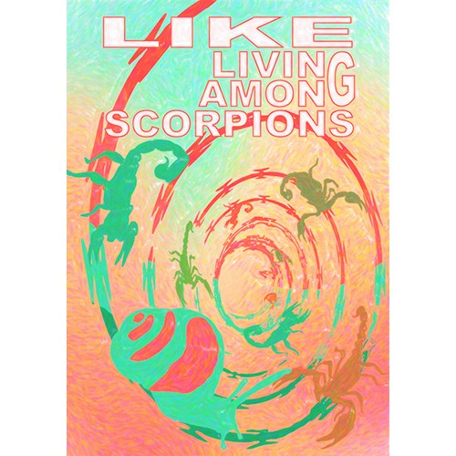 Create a fun cover to make people want to read my humor ebook, "Like Living Among Scorpions"!