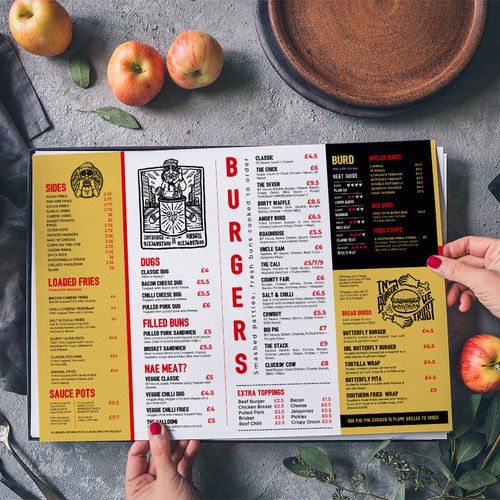 Re-design menu.