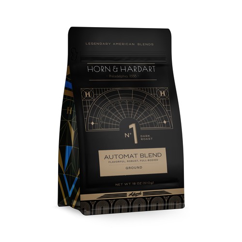 Coffee design for the Iconic Brand Horn & Hardart