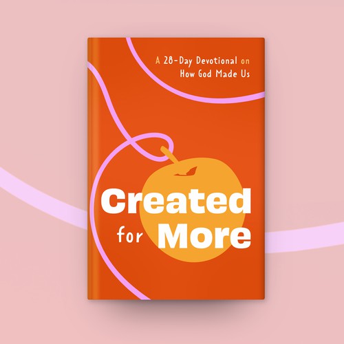 Bold graphical book cover design