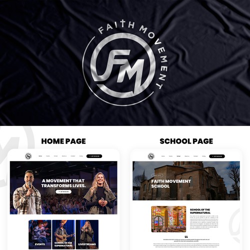 Faith Movement: Modern Multi-Page Community & Education Web Design