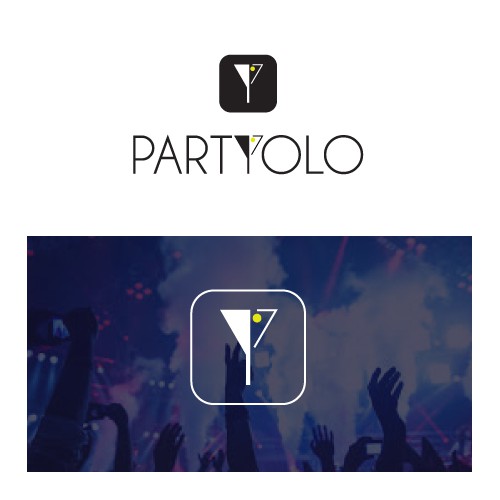 Logo for a party app