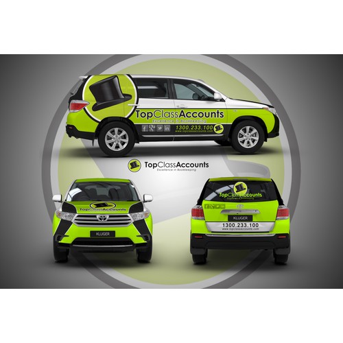 Create a vehicle wrap for Australia's leading privately owned bookkeeping company