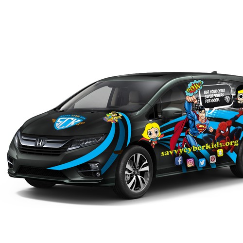 Fleet graphics for Savvy cyber kids