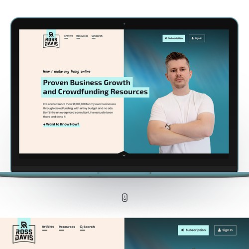 A modern, casual style blog theme.