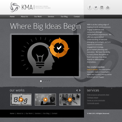 Guaranteed: Create the next website design for KMA