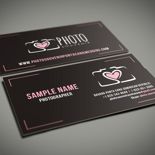 Proposed Wedding Photography Business Card
