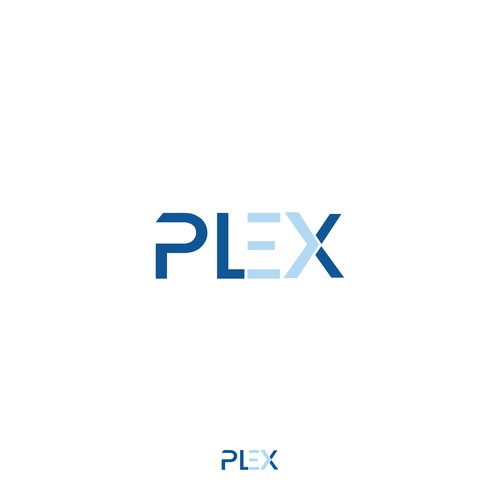 simple minimalist logo for PLEX 