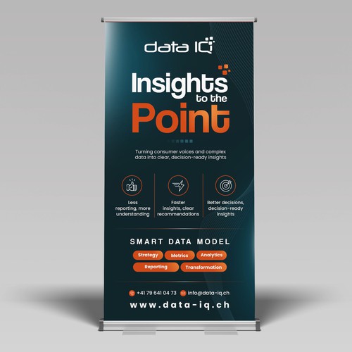 Data IQ Standee Design
