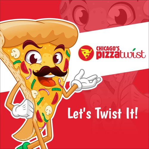 Mascot Design for Chicago's Pizza Twist