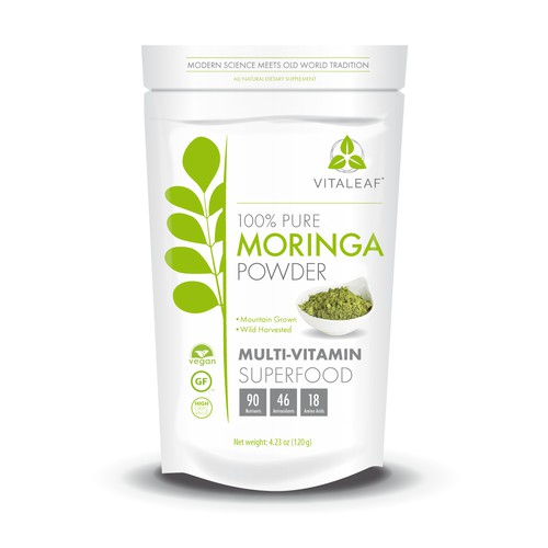 Moringa Powder Label / Bag