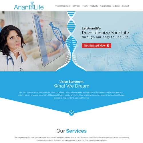 Catering website design