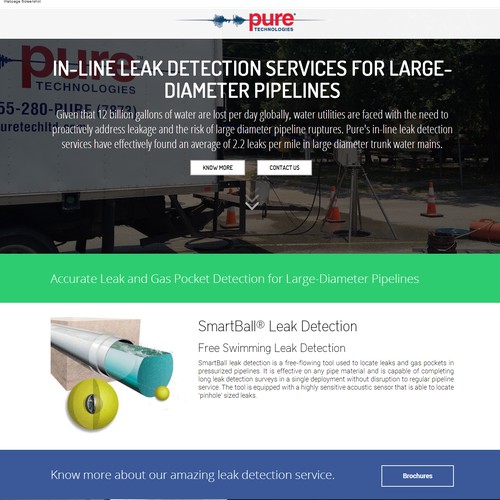 Bold Design for pipeline detection company