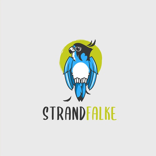 Modern Cute Logo for Strandfalke