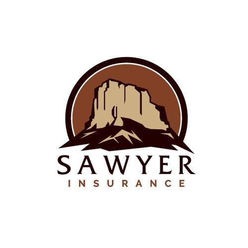 Mountain Logo Design for an Insurance Company