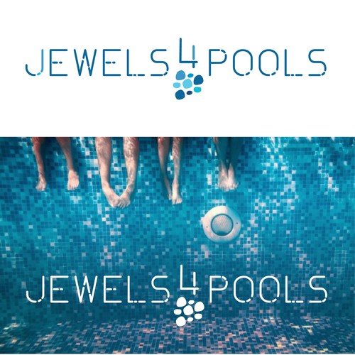 Logo for pool interior supply company