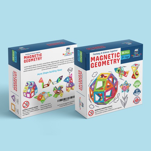 Packaging Design - Magnetick blocks