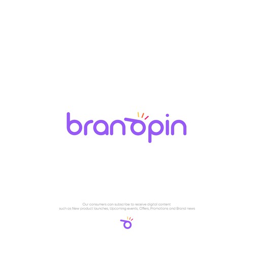 logo concept for brandpin