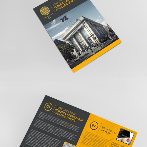 Booklet design for a Robotics School