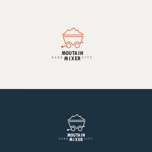 Logo for mountain mixer event 