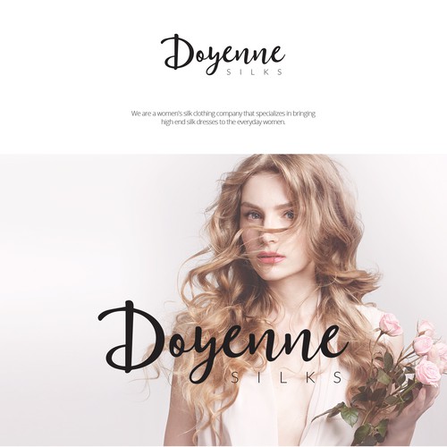 Branding for Doyenne Silk dresses for women