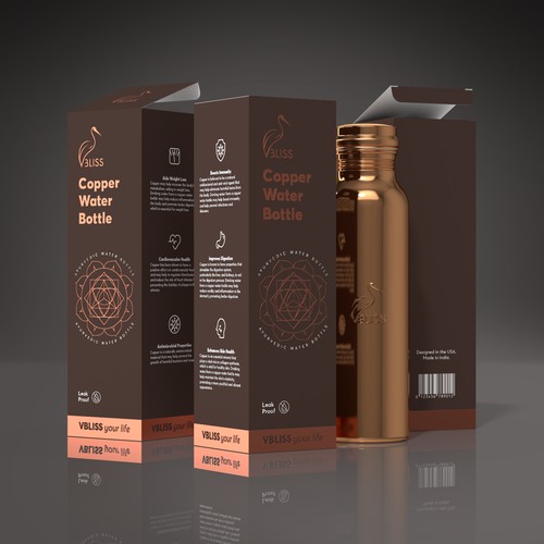 Box for a Ayurvedic Copper Bottle