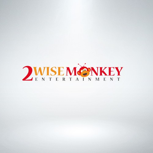 Create a  logo for cool new, international TV and media company, Two Wise Monkeys Entertainment