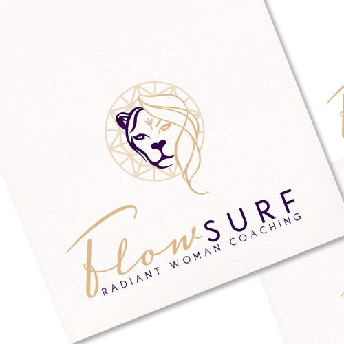 Create a stylish and impactful logo for FlowSurf`s Radiant Woman Coaching Program!