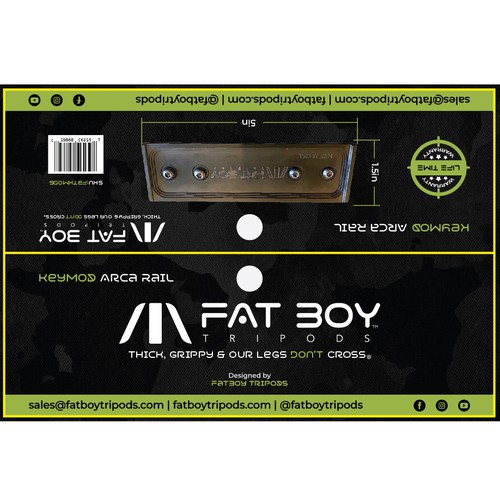 FAT BOY TRIPODS PRODUCT PACKAGING