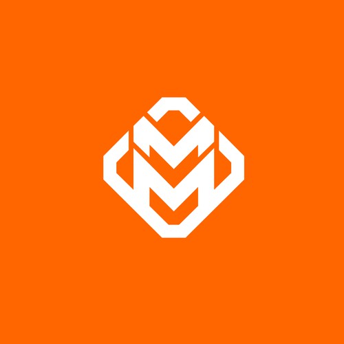 Geometric Letter 'MM' Logo (for sale)